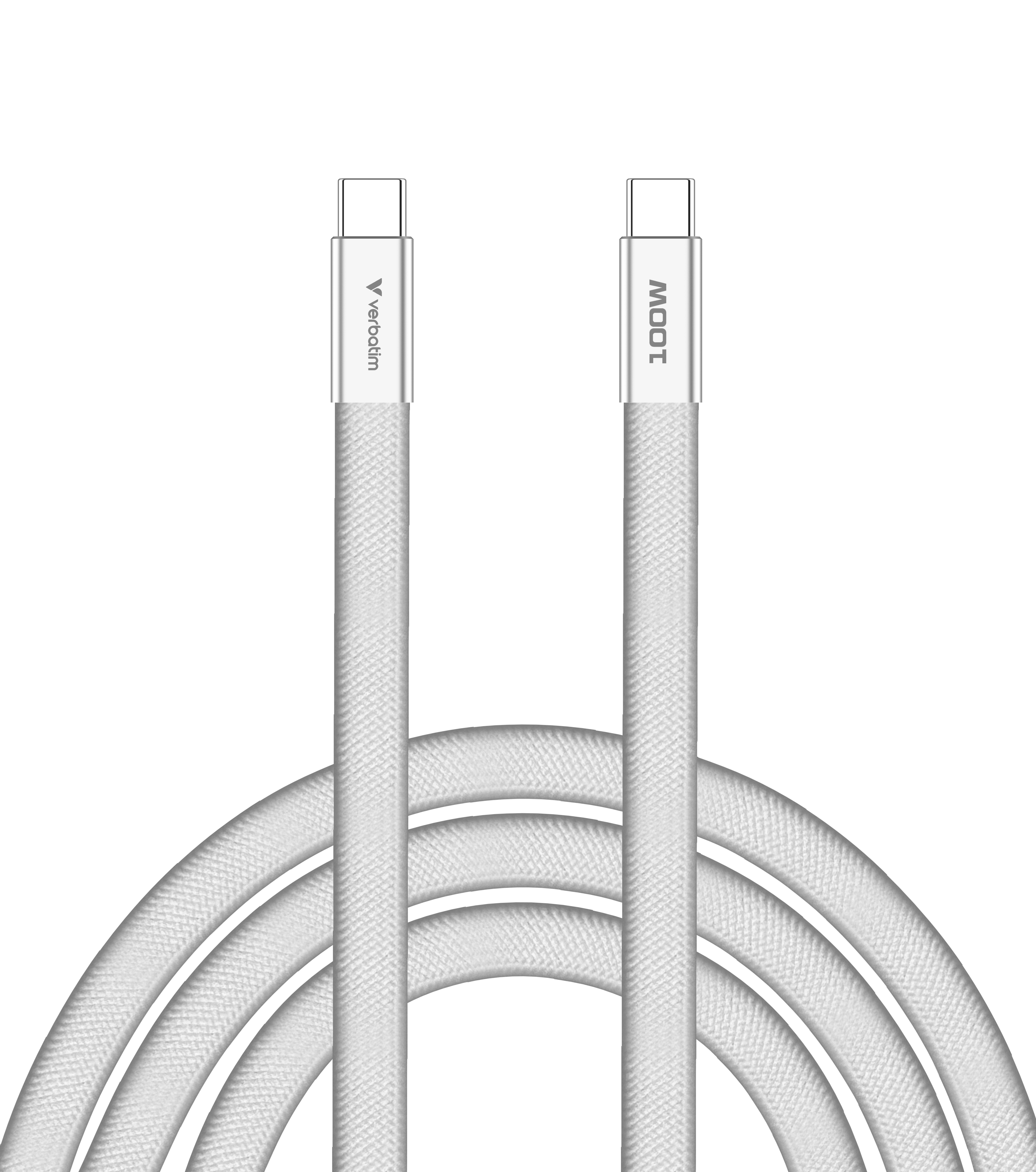 Verbatim Sync & Charge USB-C to USB-C 100W 120cm white