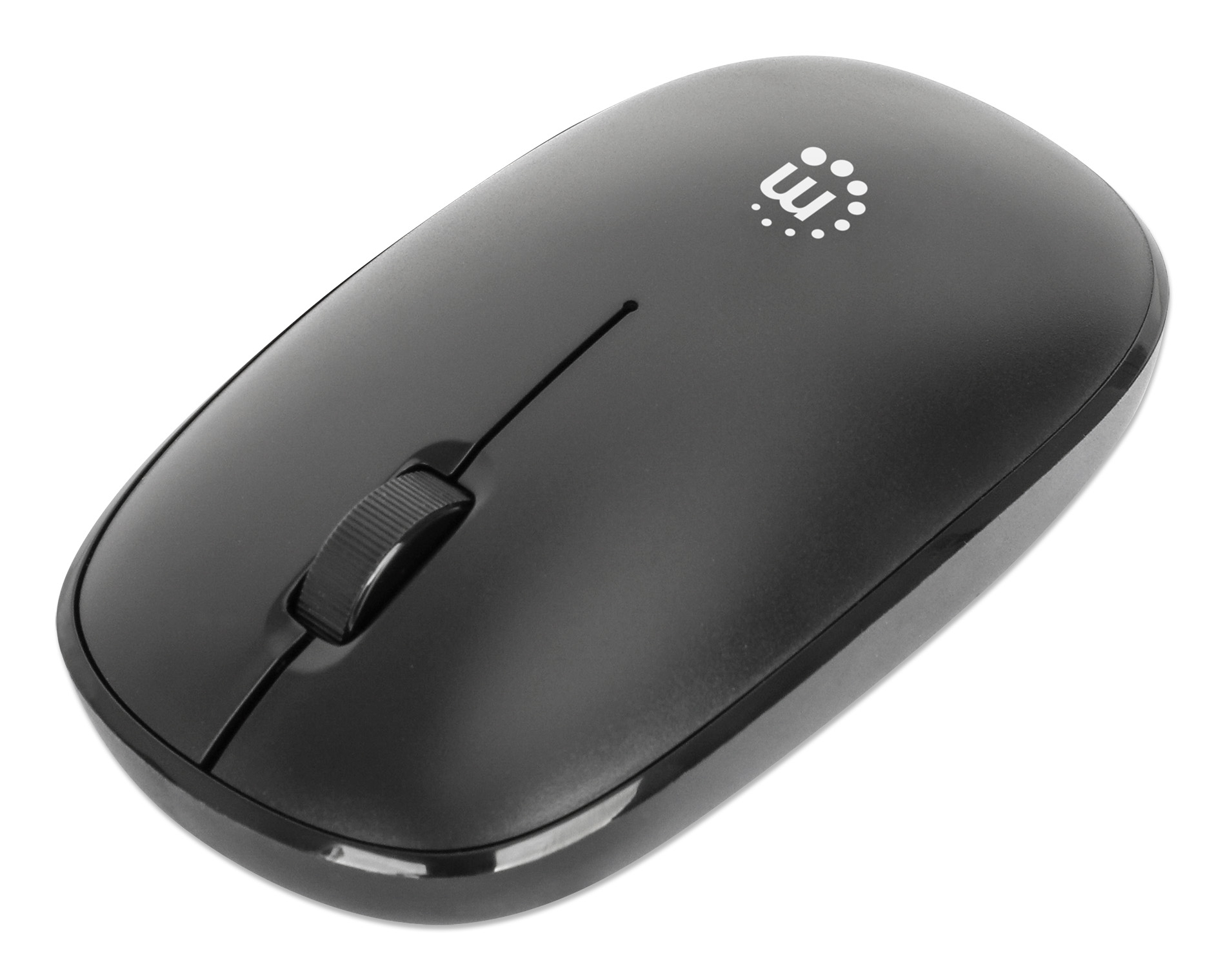 MANHATTAN MW3050 Kabellose USB-Maus 3 Tasten Mausrad schwarz