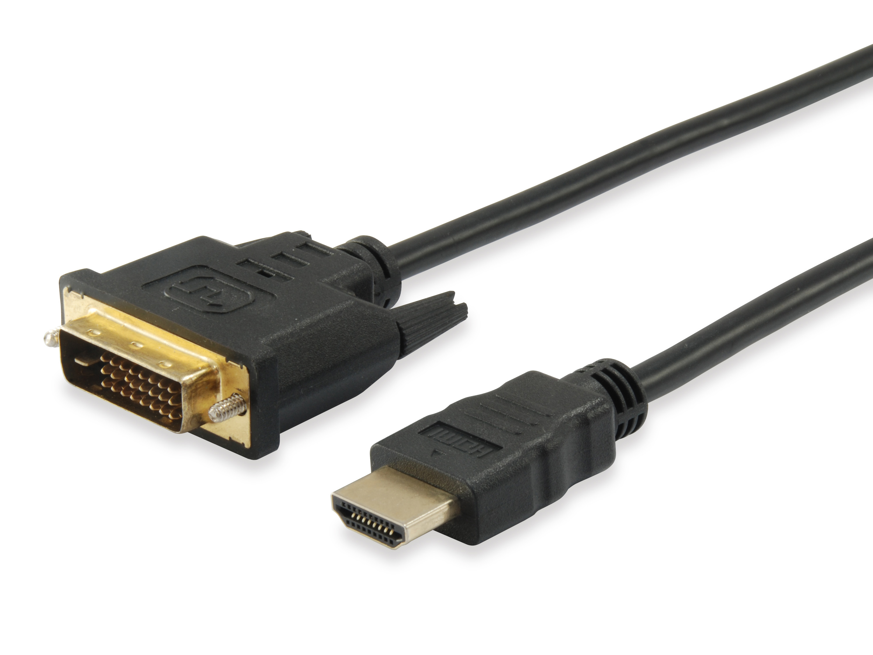 Equip HDMI->DVI-D Bidi. 1920x1200/60Hz St/St 2.00m schwarz Polybeutel