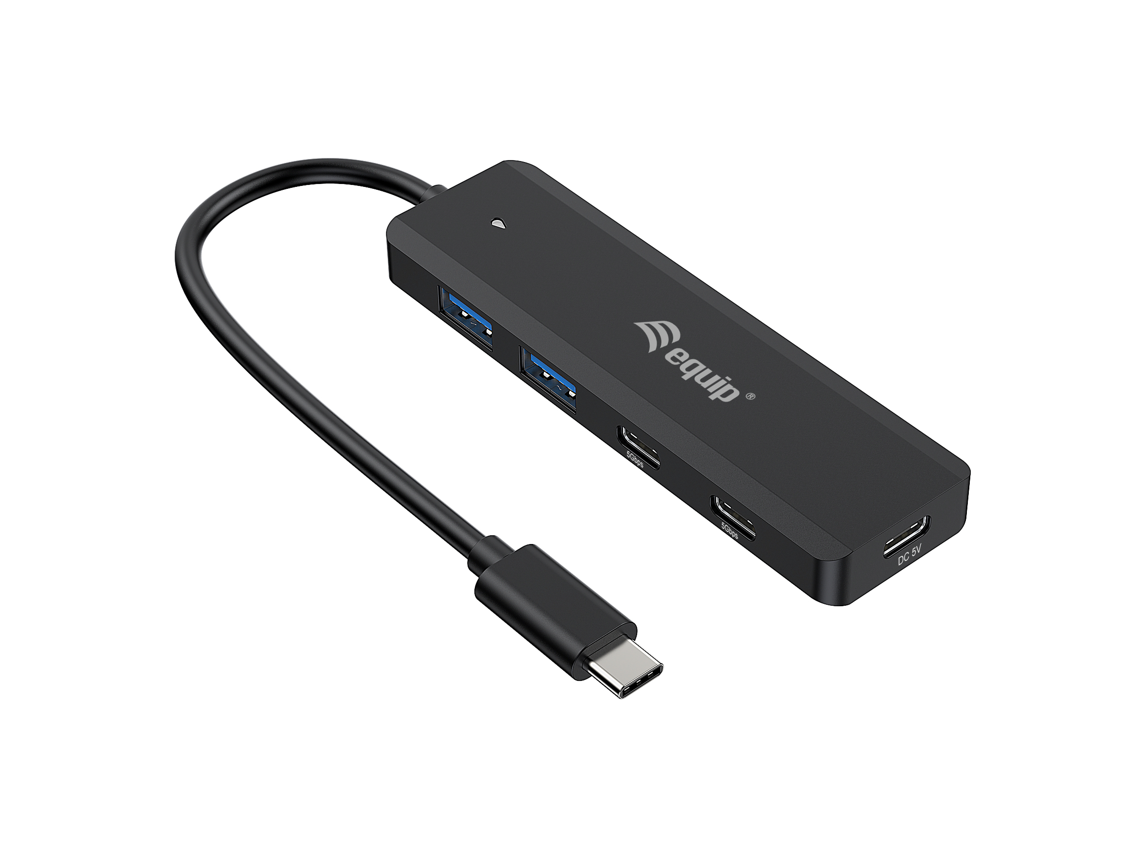 Equip 4-Port USB-C3.2-Hub->2xUSB-A 3.0/2xUSB-C/USB-C 5Gbps