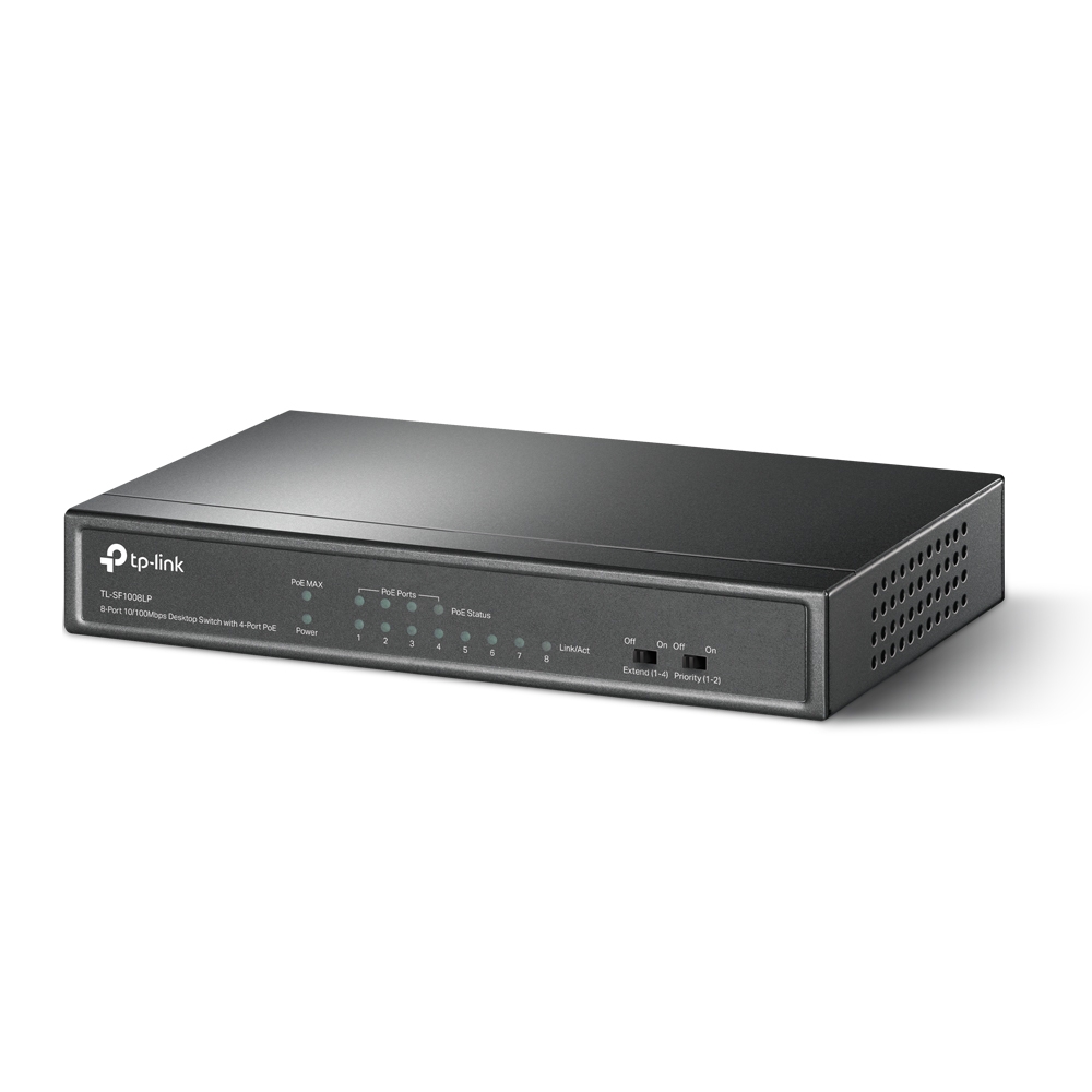 TP-Link Switch 8x FE TL-SF1008LP (davon 4PoE+)