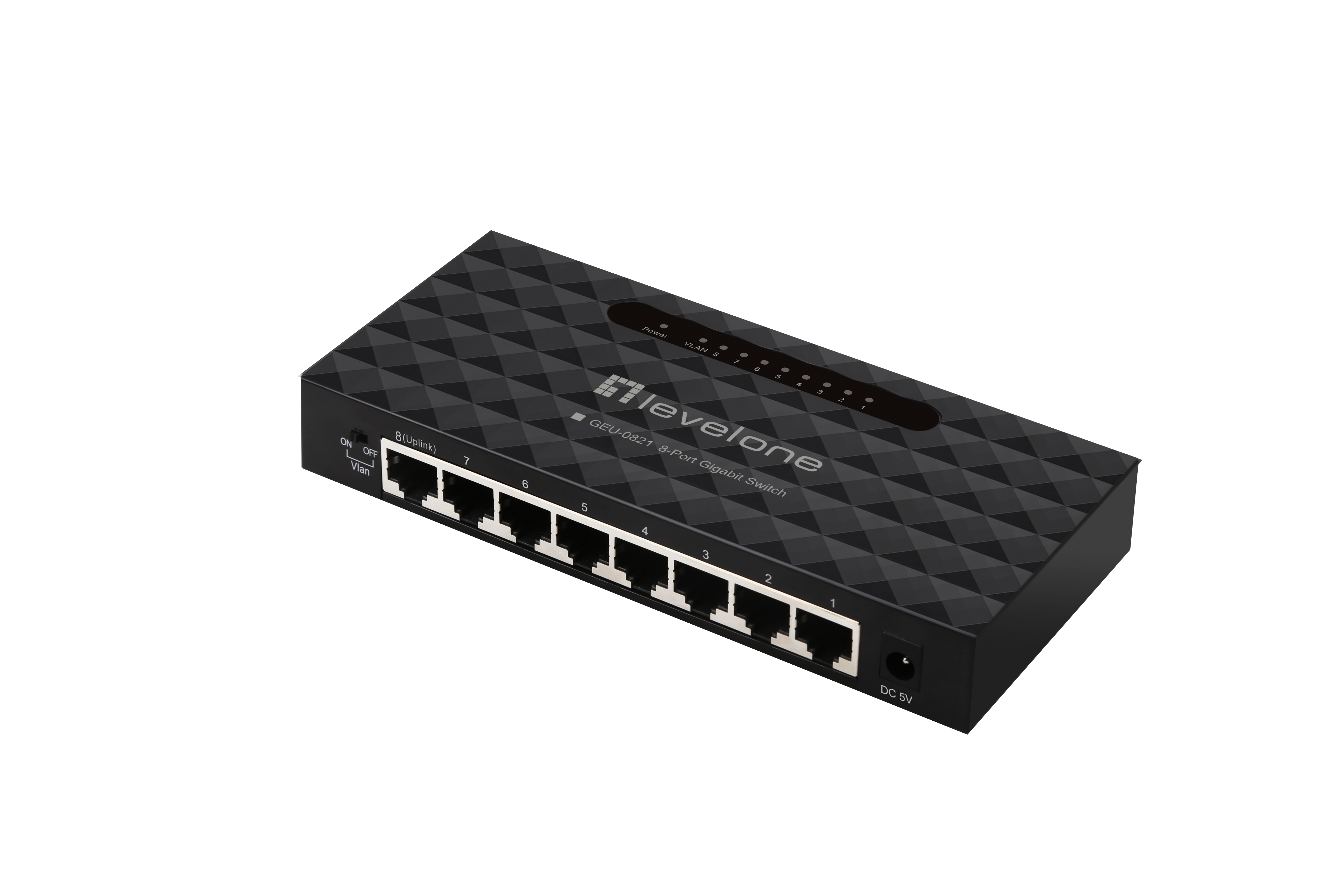LevelOne Switch 8xGE unmanaged Plastik