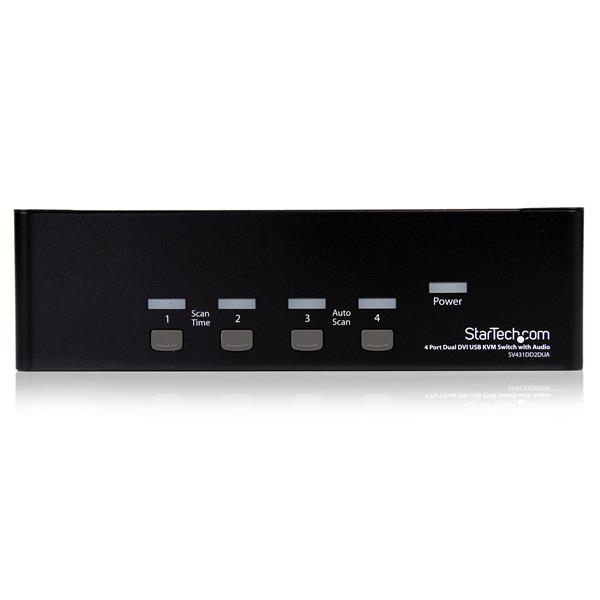4 PORT DUAL DVI USB KVM SWITCH IN