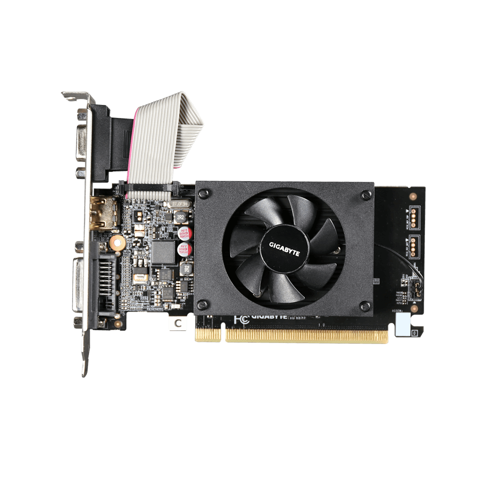 Gigabyte GT710 N710D3-2GL 2GB GDDR3 HDMI DVI LP