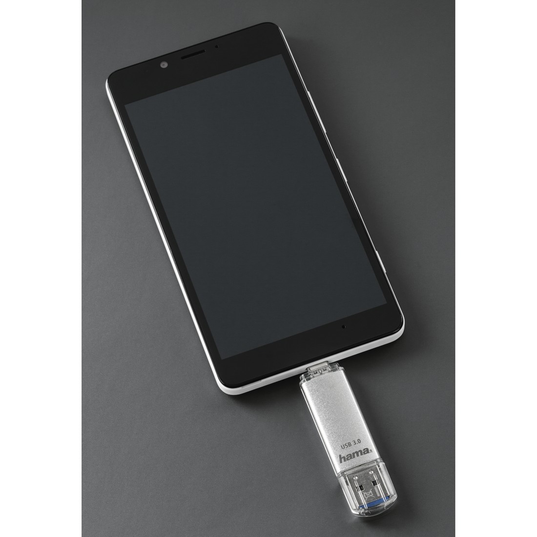 hama USB-Stick C-Laeta silber 16 GB, 1 St.
