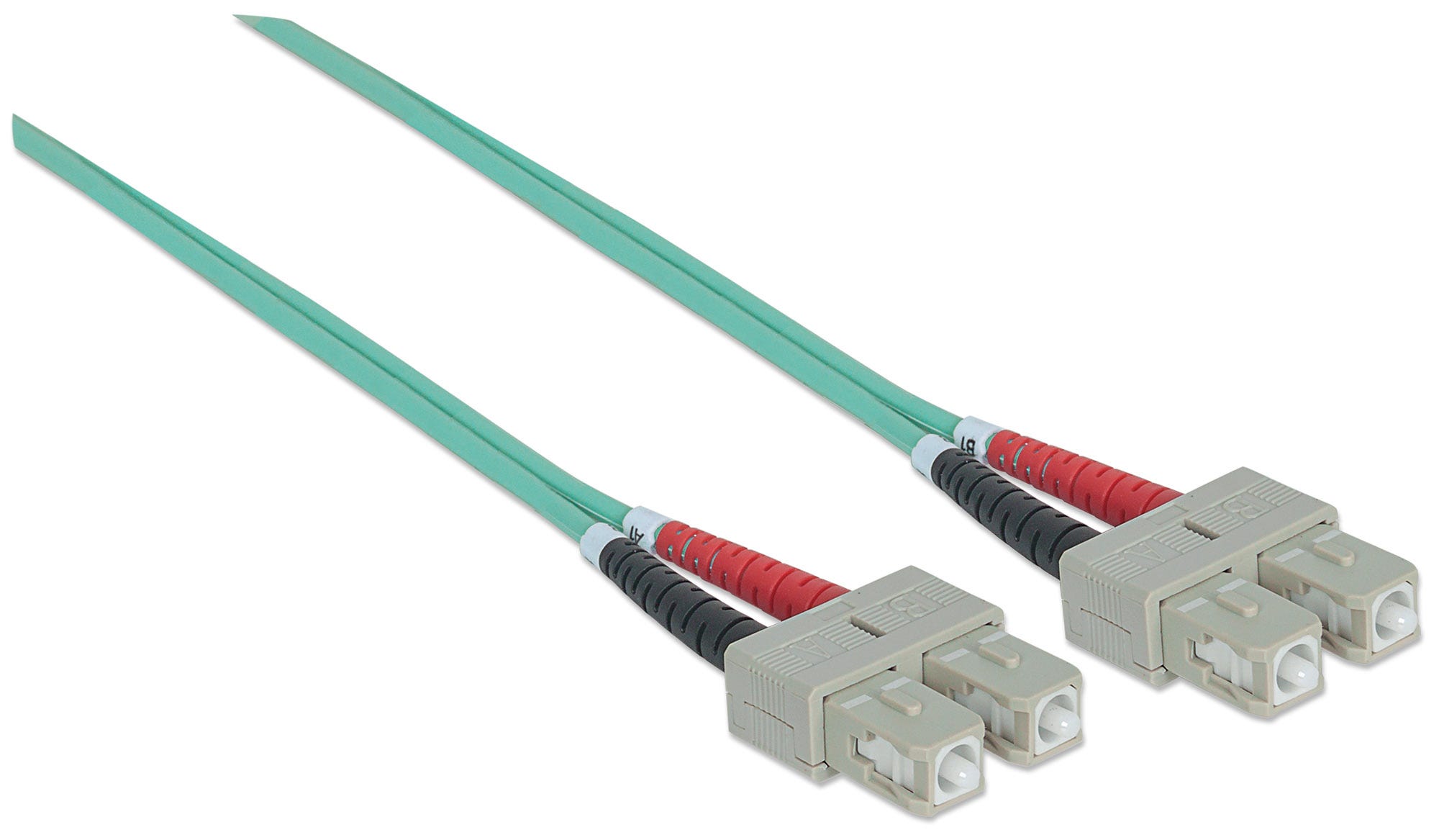 INTELLINET LWL Anschlusskabel SC/SC 1m Multimode OM3 aqua