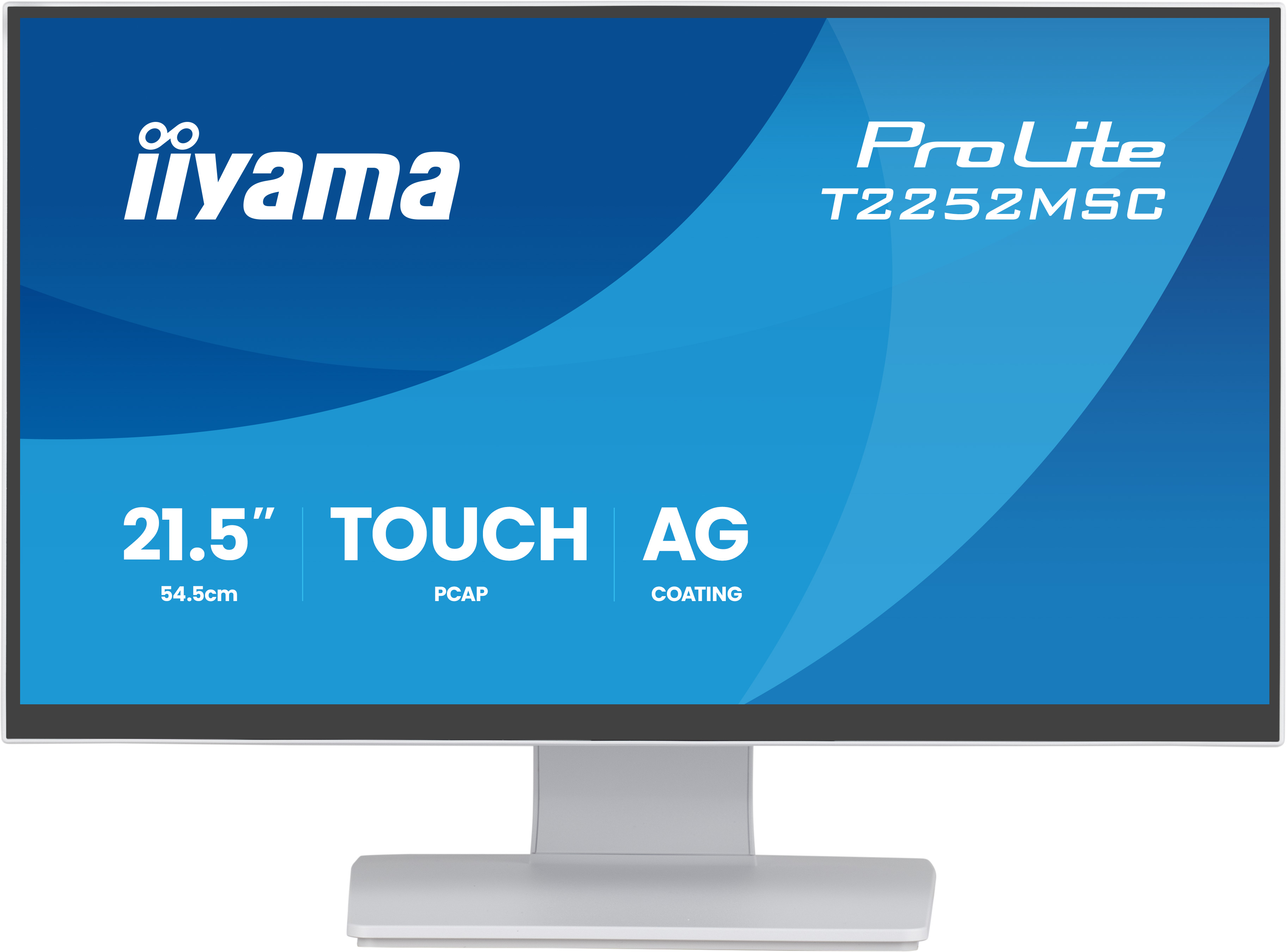 IIYAMA 54.5cm (21,5) T2252MSC-W2AG 16:9 Touch HDMI+DP+2xUSB