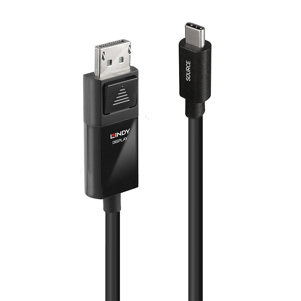 LINDY USB Typ C an Displayport 4K60 Adapterkabel mit HDR 1m