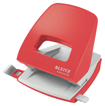 LEITZ Locher recycle 5003 rot, 1 St.
