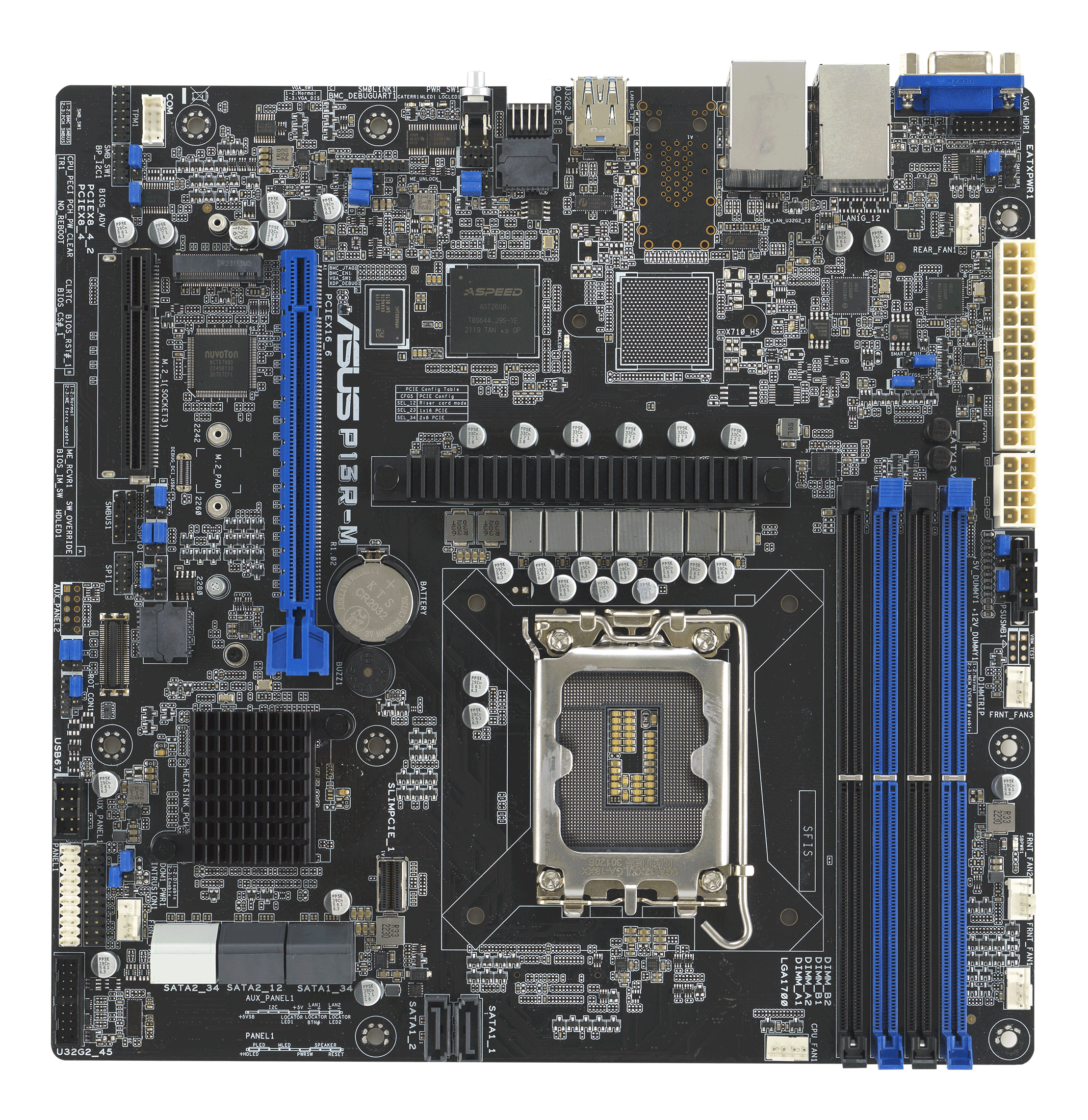 ASUS P13R-M microATX 1x LGA 1700 DDR5 2x1G ASMB11