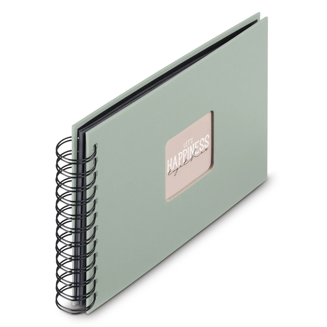 hama Fotoalbum Fine Art neutral 24,0 x 17,0 cm, 50 schwarze Seiten