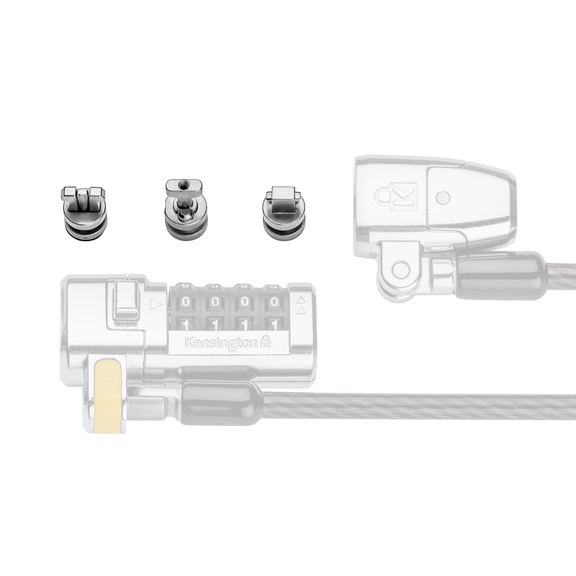 Kensington ClickSafe Universelles Anker-Set für Notebookschloss