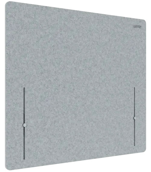 LEITZ Tischtrennwand 61230085, hellgrau 80,0 x 70,0 cm, 1 St.