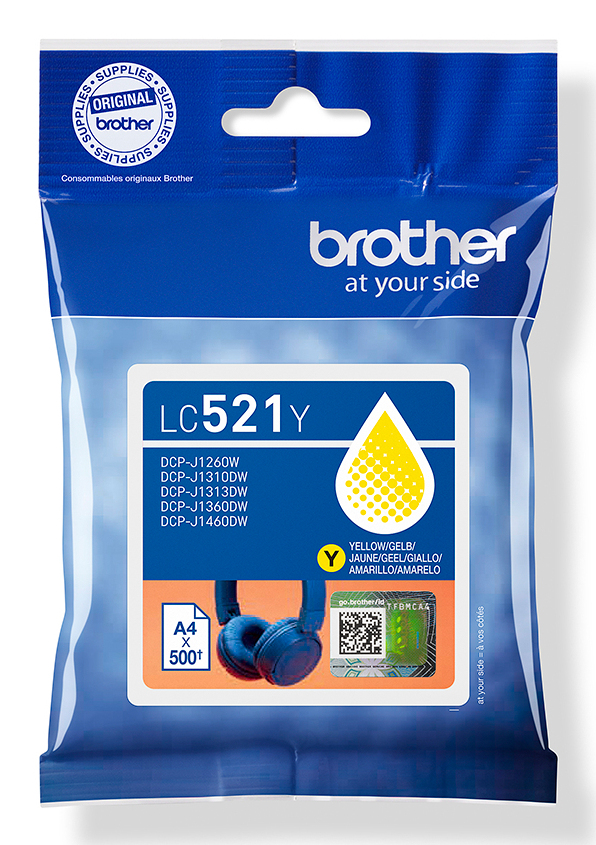 brother LC-521Y gelb Druckerpatrone