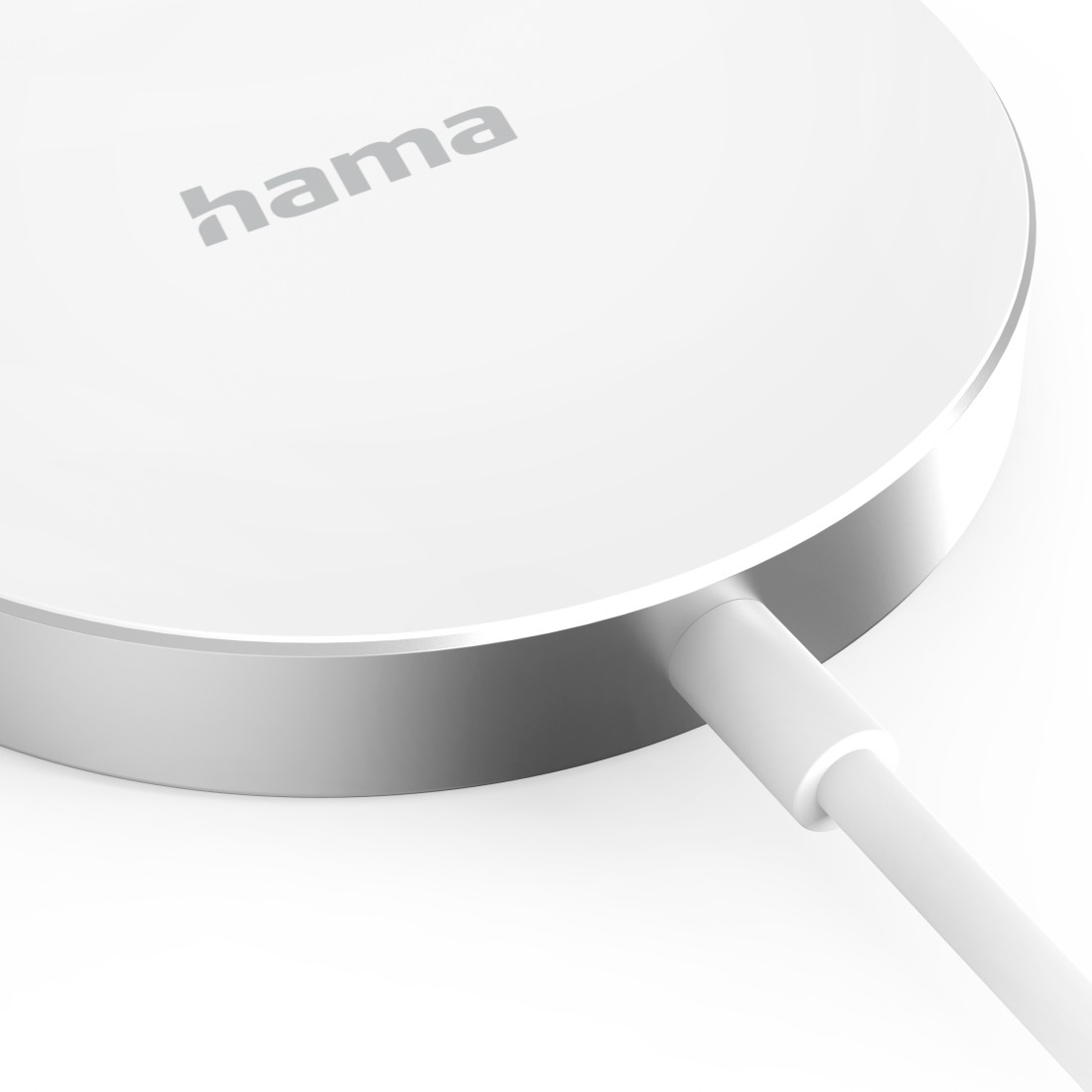 hama MagCharge FC15 Induktive Ladestation weiß, 15 Watt