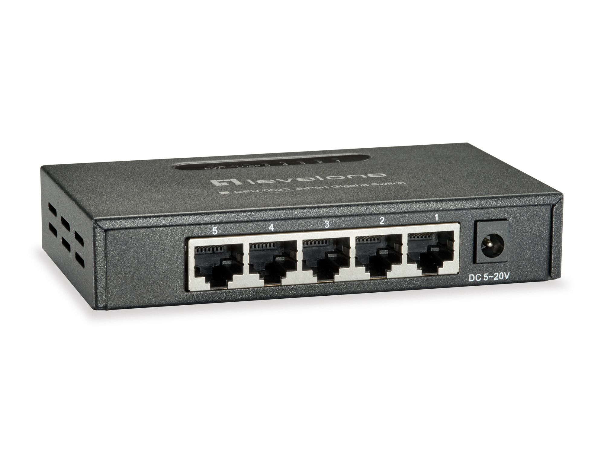 LevelOne Switch 5xGE unmanaged Metall