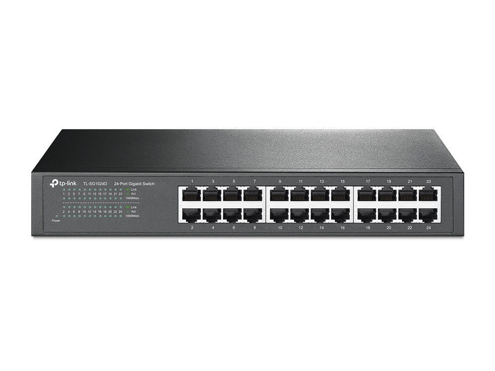 TP-Link Switcher Gigabit 24-port 10/100/1000Mbps TL-SG1024D