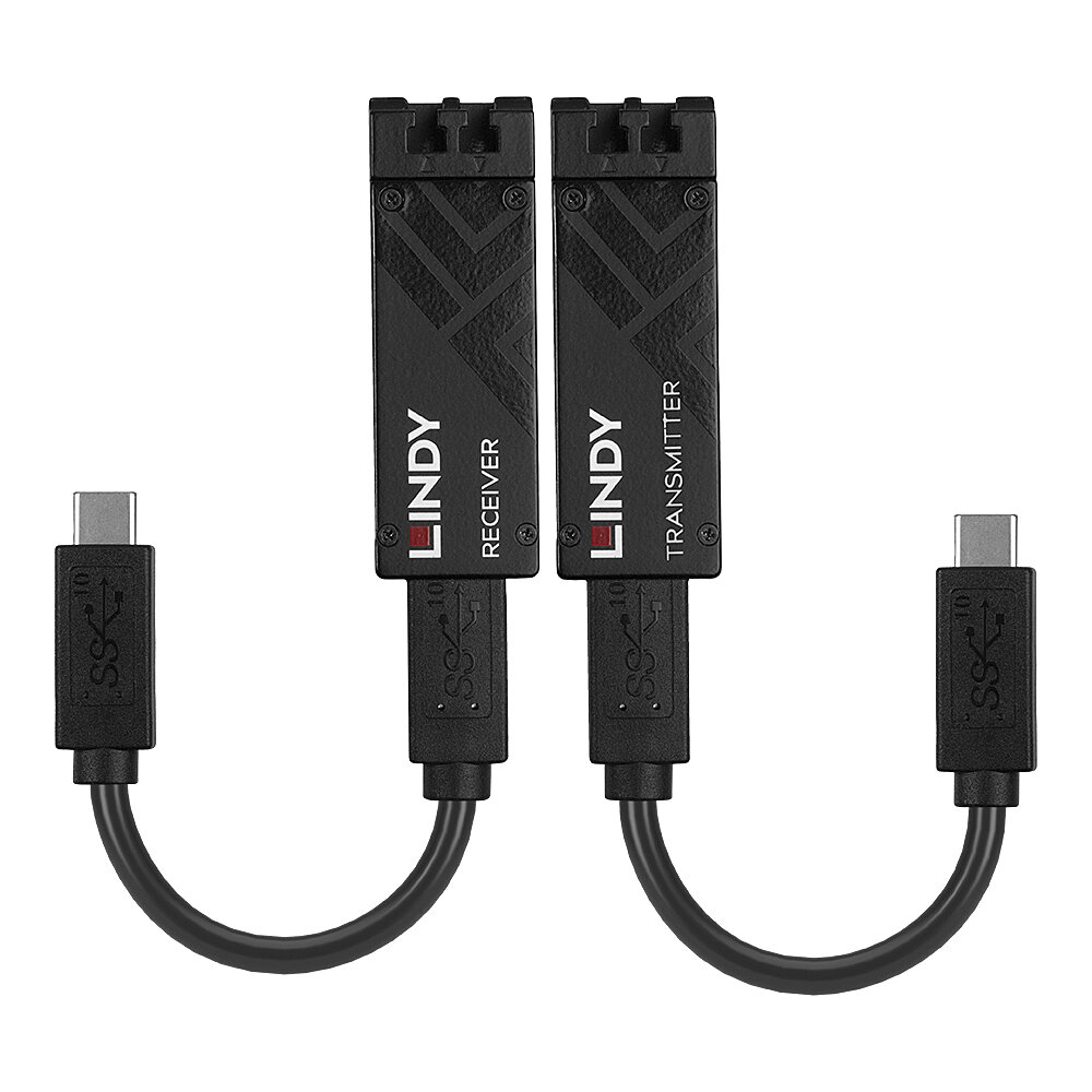 LINDY 100m Fibre Optic USB 3.2 Typ C Extender