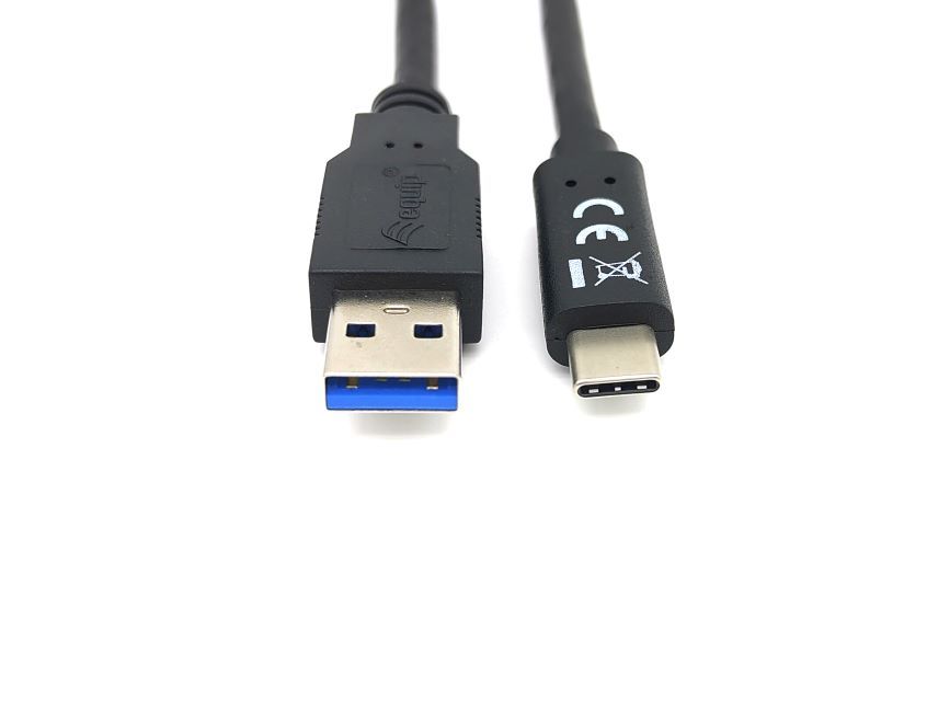 Equip Kabel USB-A3.2->C Gen1 3A St/St 2.00m schwarz