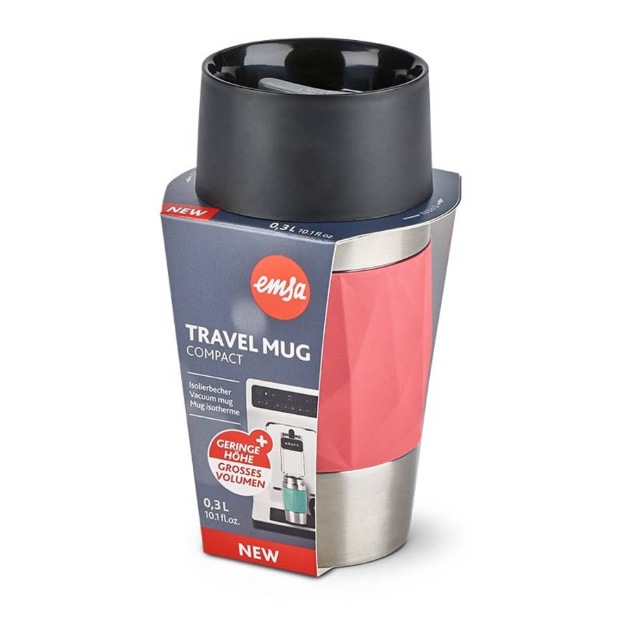 emsa Isolierbecher Travel Mug Compact rot 300,0 ml, 1 St.