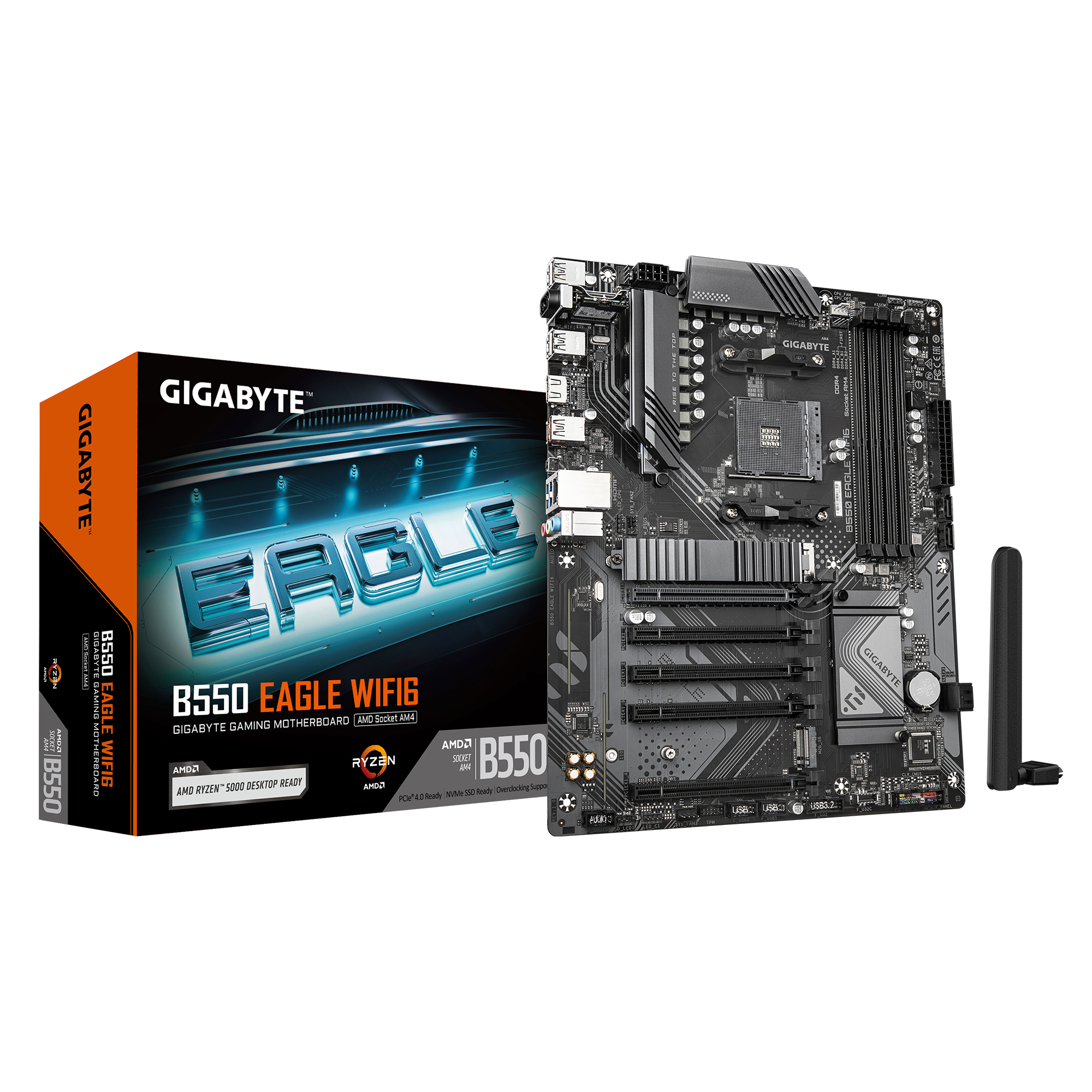 GIGABYTE B550 EAGLE WIFI6 AM4 4xDDR4 ATX HDMI USB MB