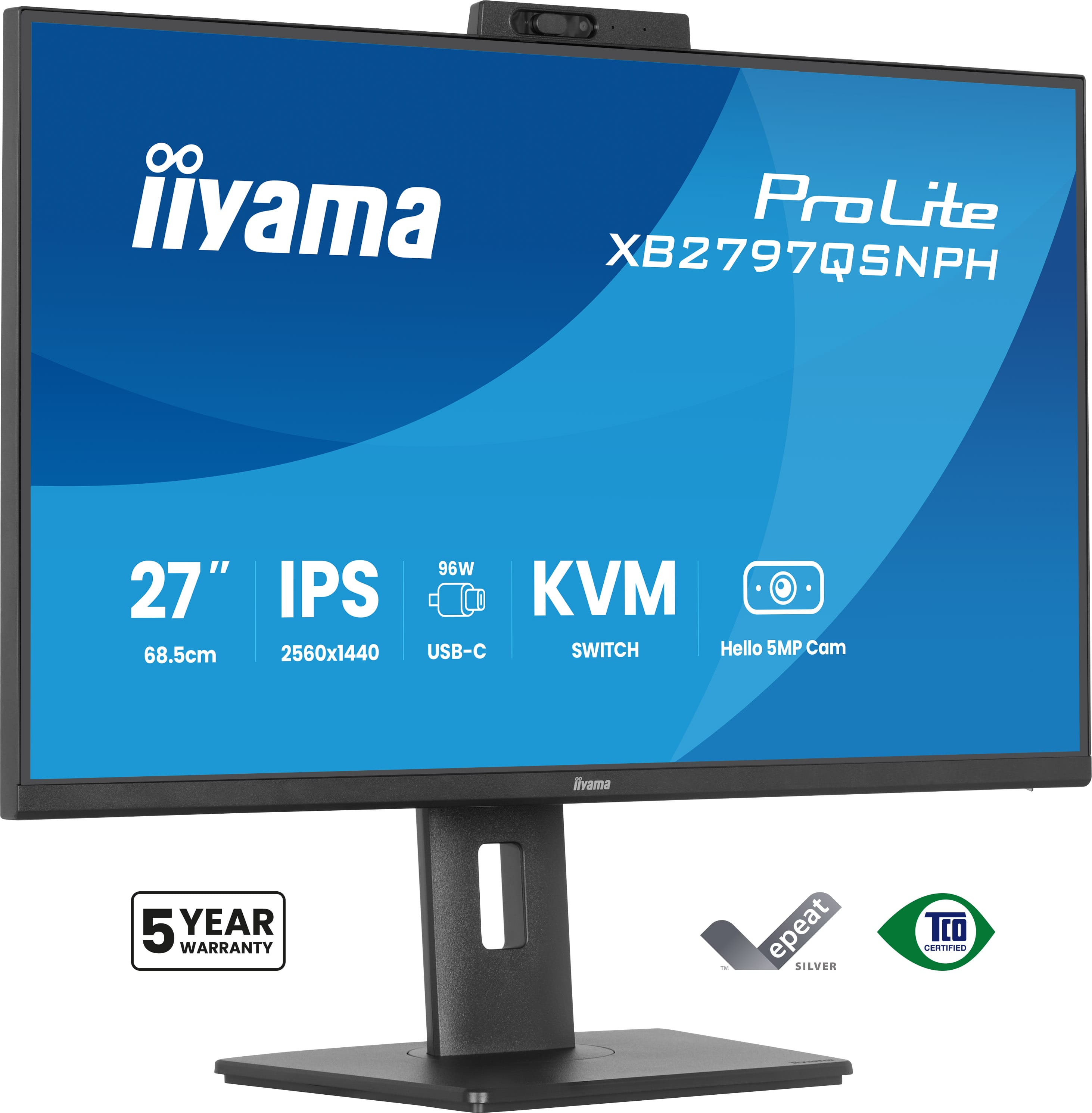 XB2797QSNPH-B1 27IN QHD USB-C DOCKING DISPLAY IPS LCD 4MS 2560