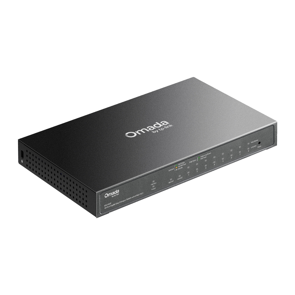 10-PORT 1G EASY MANAGED SWITCH 63 W POE POWER WITH 8-PORT POE+
