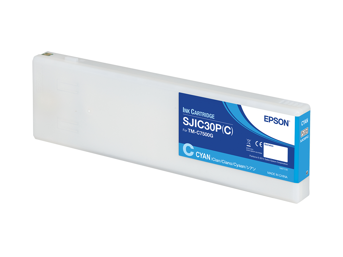 SJIC30P(C) INK CARTRIDGE CYAN COLORWORKS C7500G