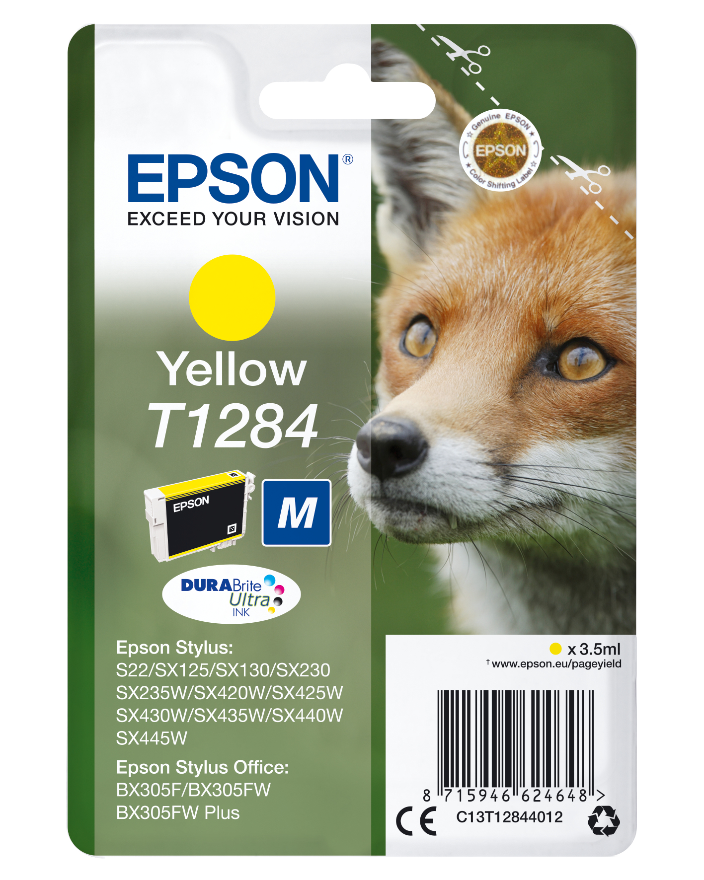 EPSON T1284M (Fuchs) gelb Druckerpatrone