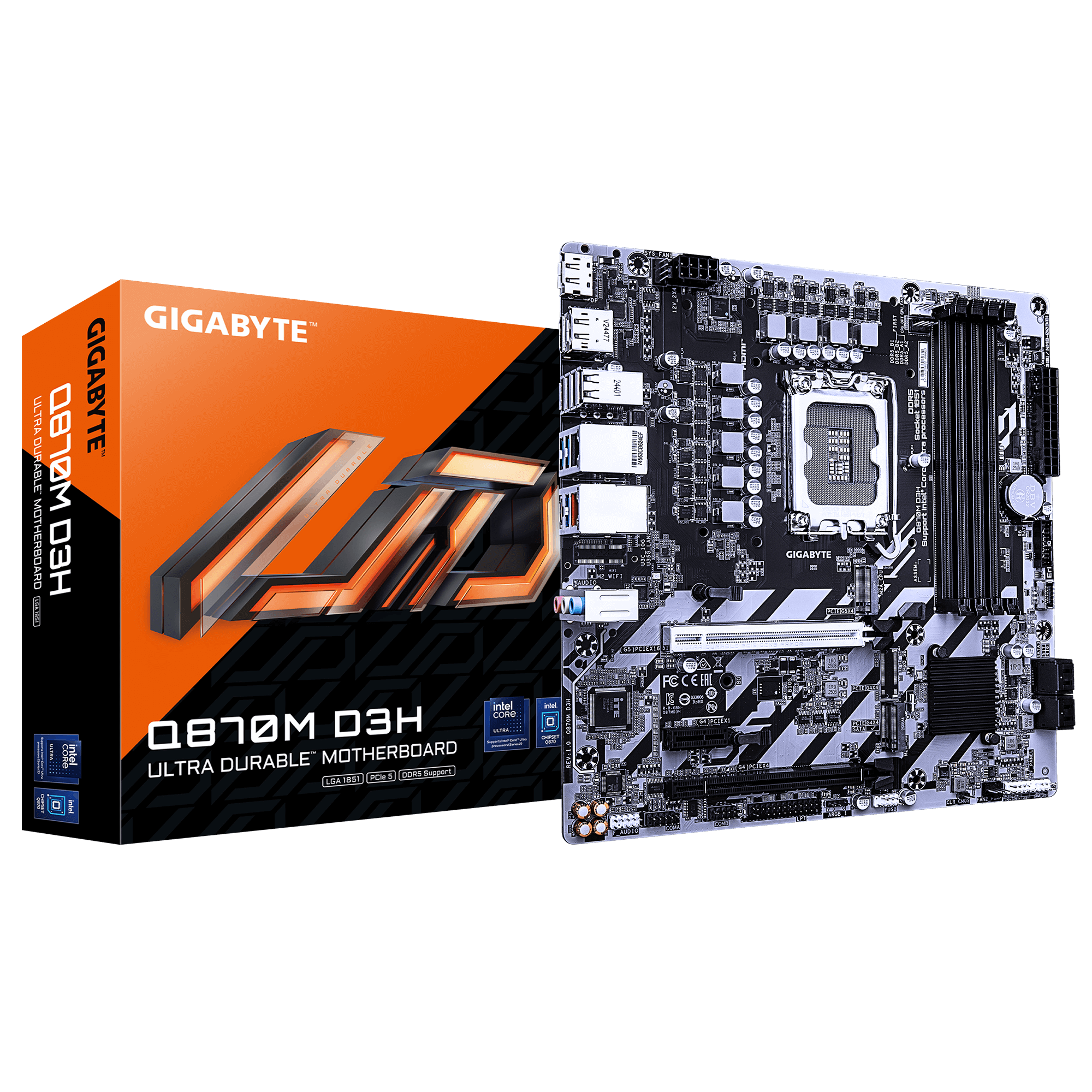 Gigabyte Q870M D3H (Q870,S1851,mATX,DDR5