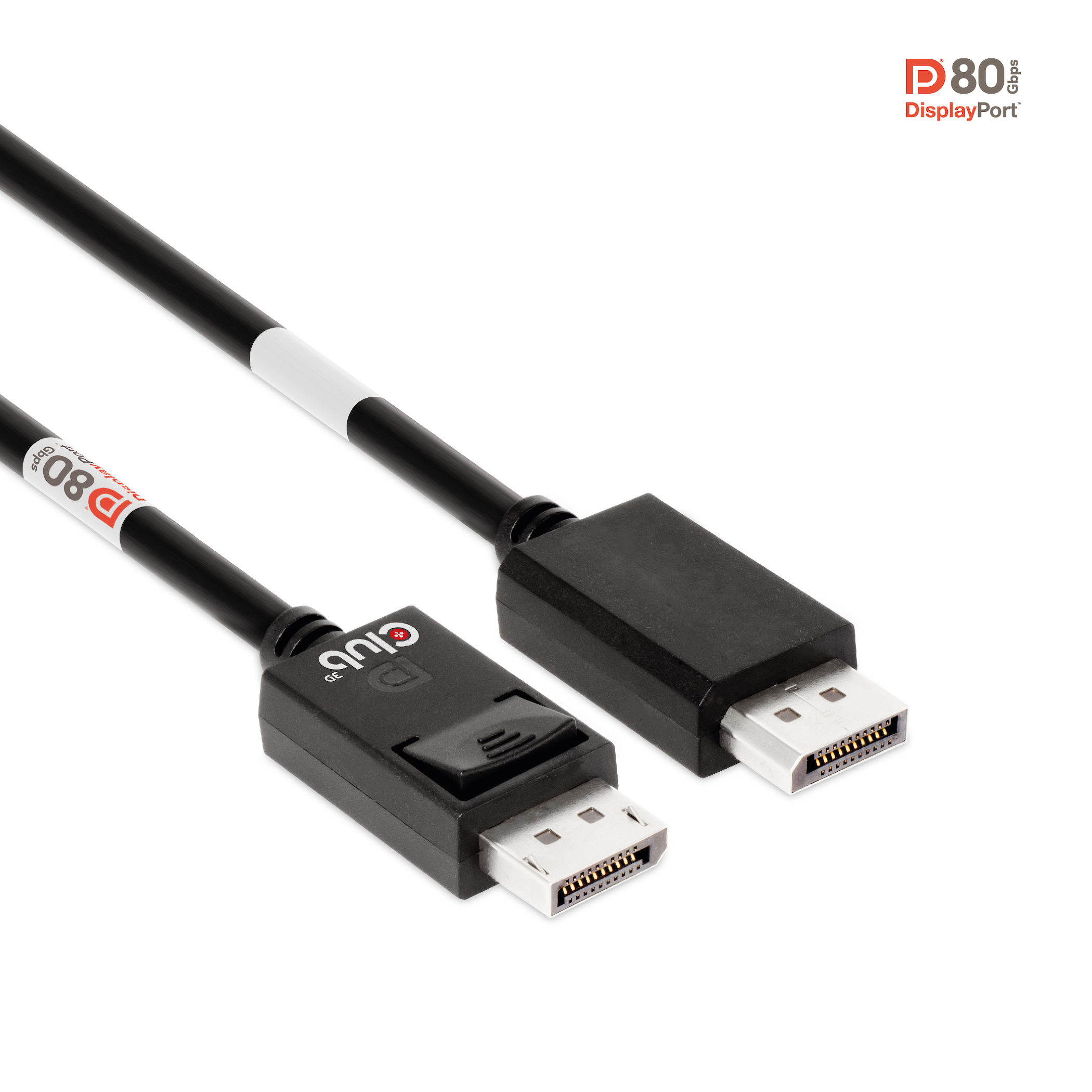Club3D DP-Kabel 2.1 DP80 zertifiziert 1,2m 10K/8K/4K St/St retail