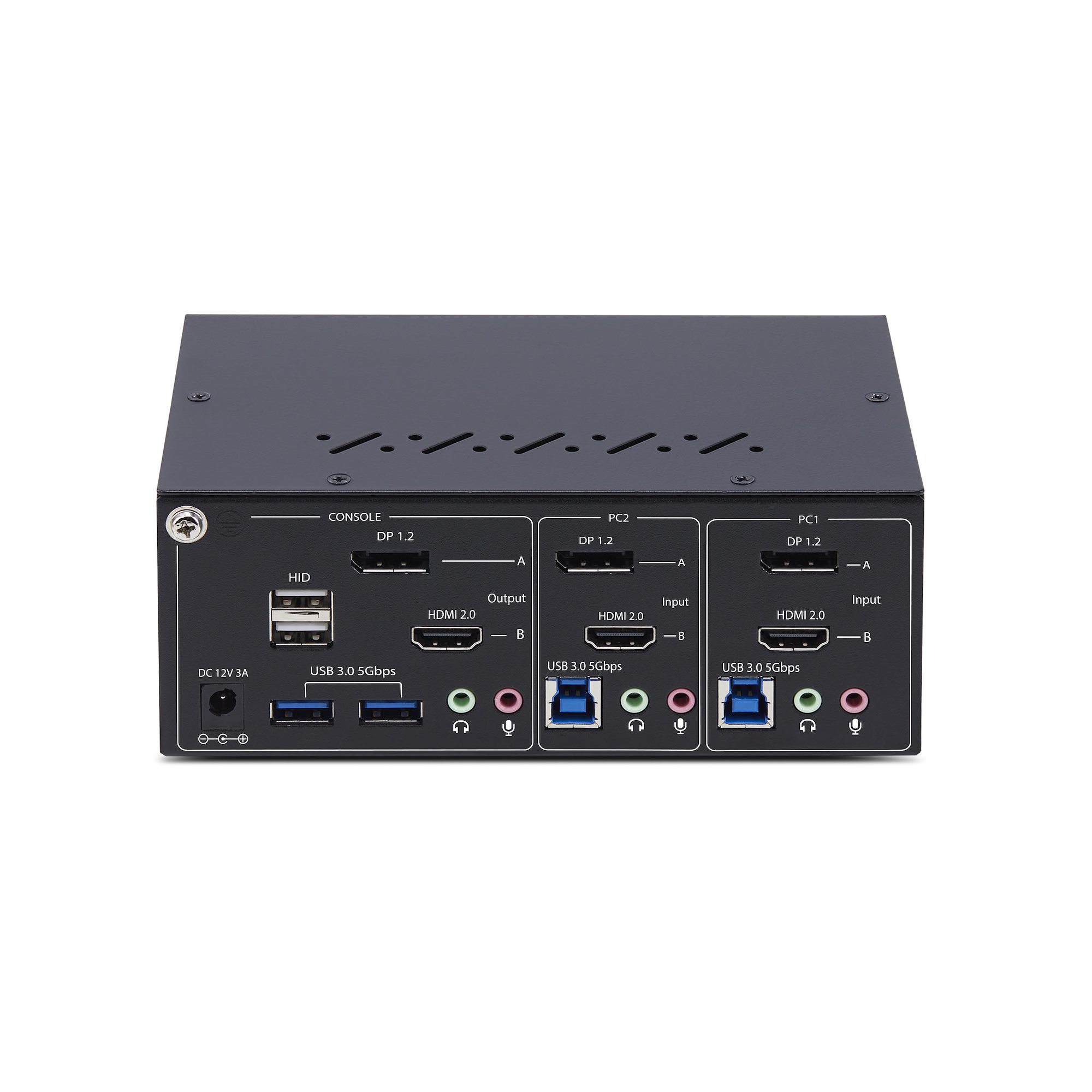 2-PORT DISPLAYPORT + HDMI KVM DISPLAYPORT + HDMI 4K 60HZ