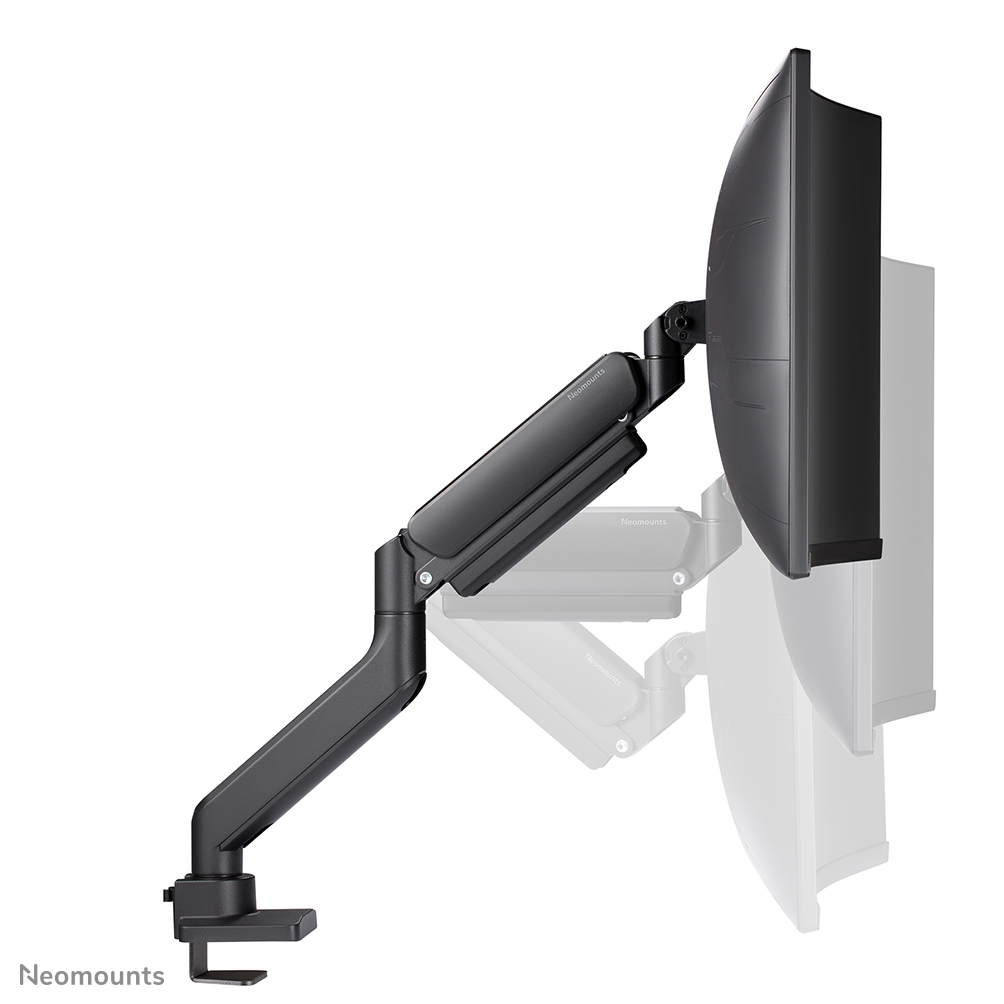 NEOMOUNTS Next Core Desk Mount 1 Ultra Wide Curved screen topfix clamp/grommet