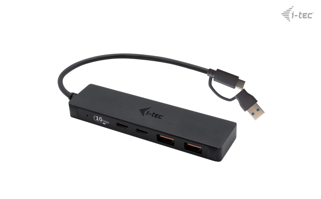 I-TEC USB-C HUB 2+2X USB-C/A USB-C METAL HUB 2XUSB-C 2XUSB-A