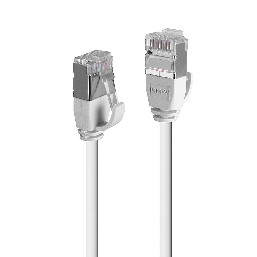 LINDY Patchkabel Cat.6A F/UTP Ultra Slim grau 0,5m