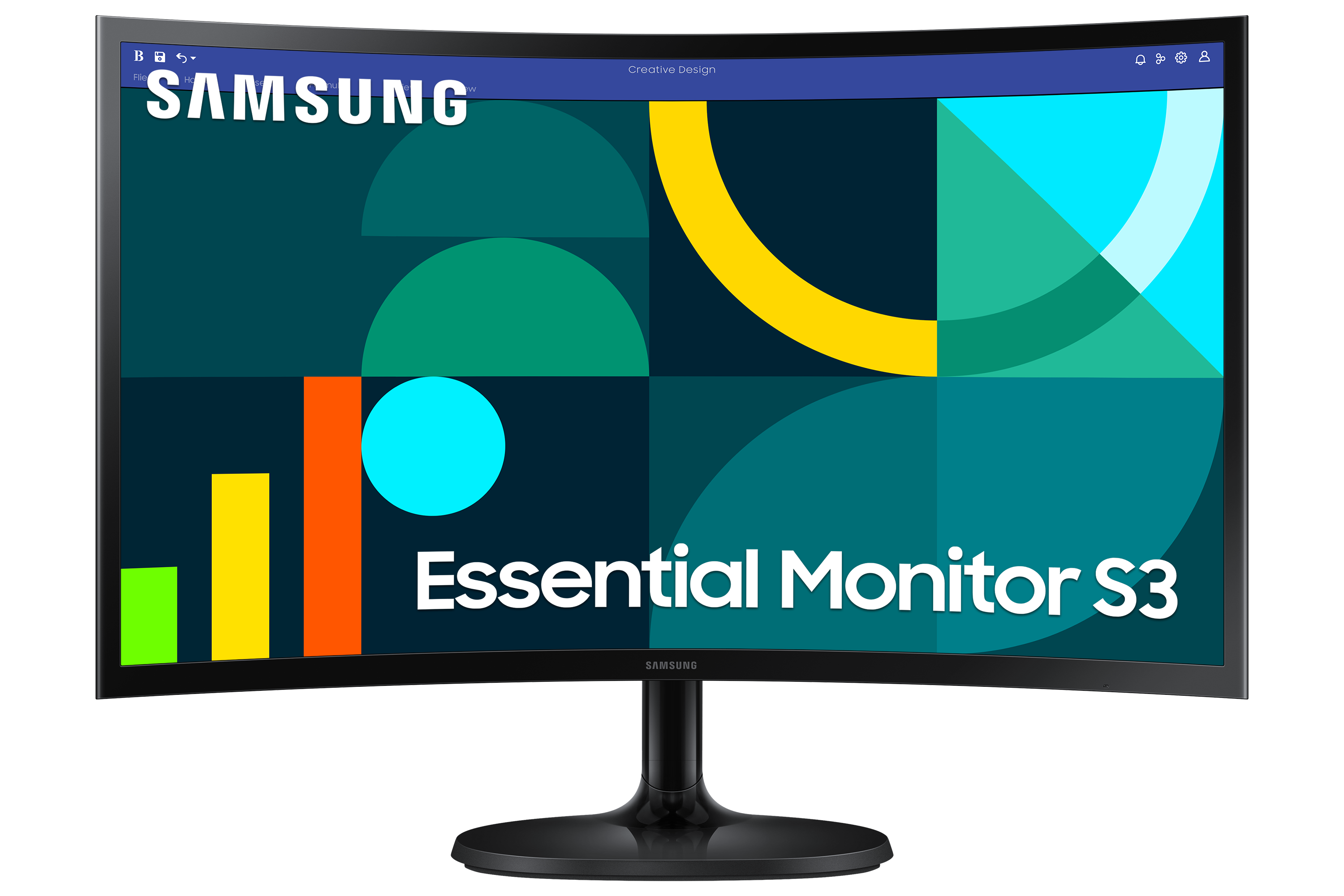 SAMSUNG S24D364GAU Curved Monitor 59,0 cm (24,0 Zoll) schwarz