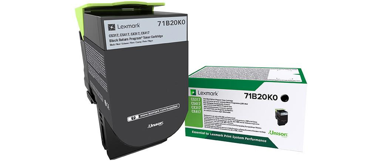 Lexmark 71B20K0 schwarz Toner
