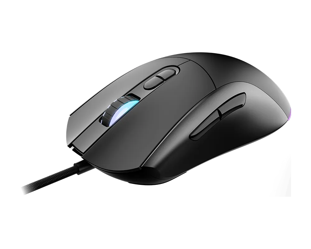 MSI Forge GM320 Gaming Maus, Black, USB
