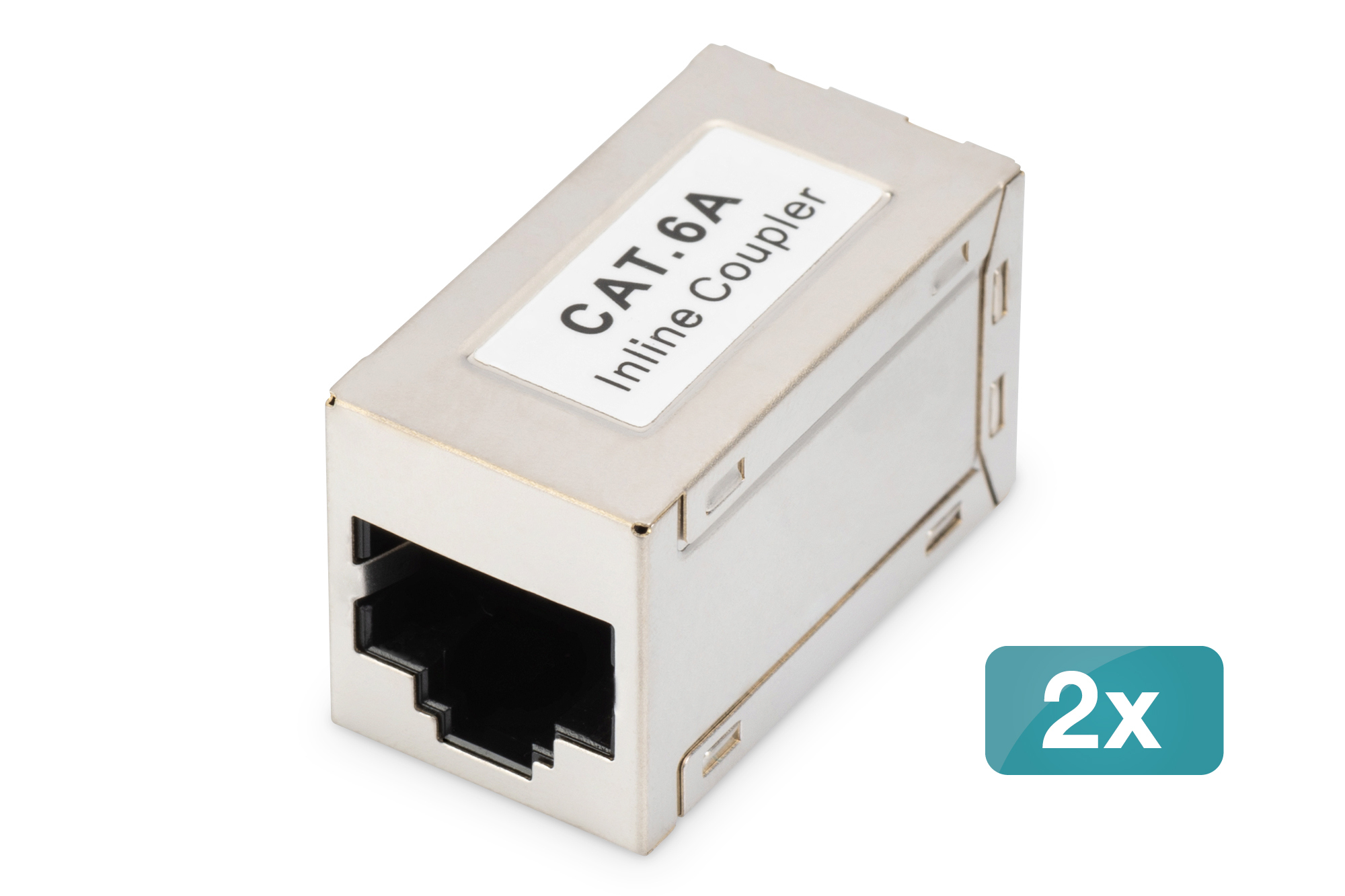 DIGITUS Modular Kupplung CAT 6A geschirmt - 2 Stk.
