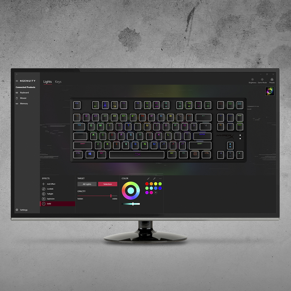 HP HyperX Alloy Origins Core Mechanical Gaming Keyboard HX Red DE Layout (P)