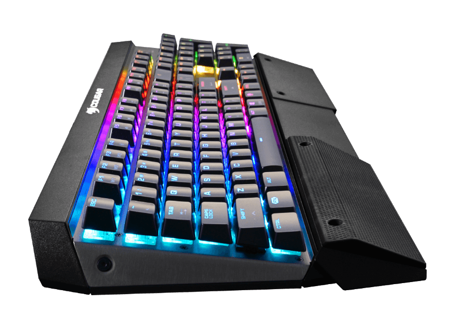 COUGAR Gaming Tastatur Attack X3 RGB Mech. Cherry MX silber