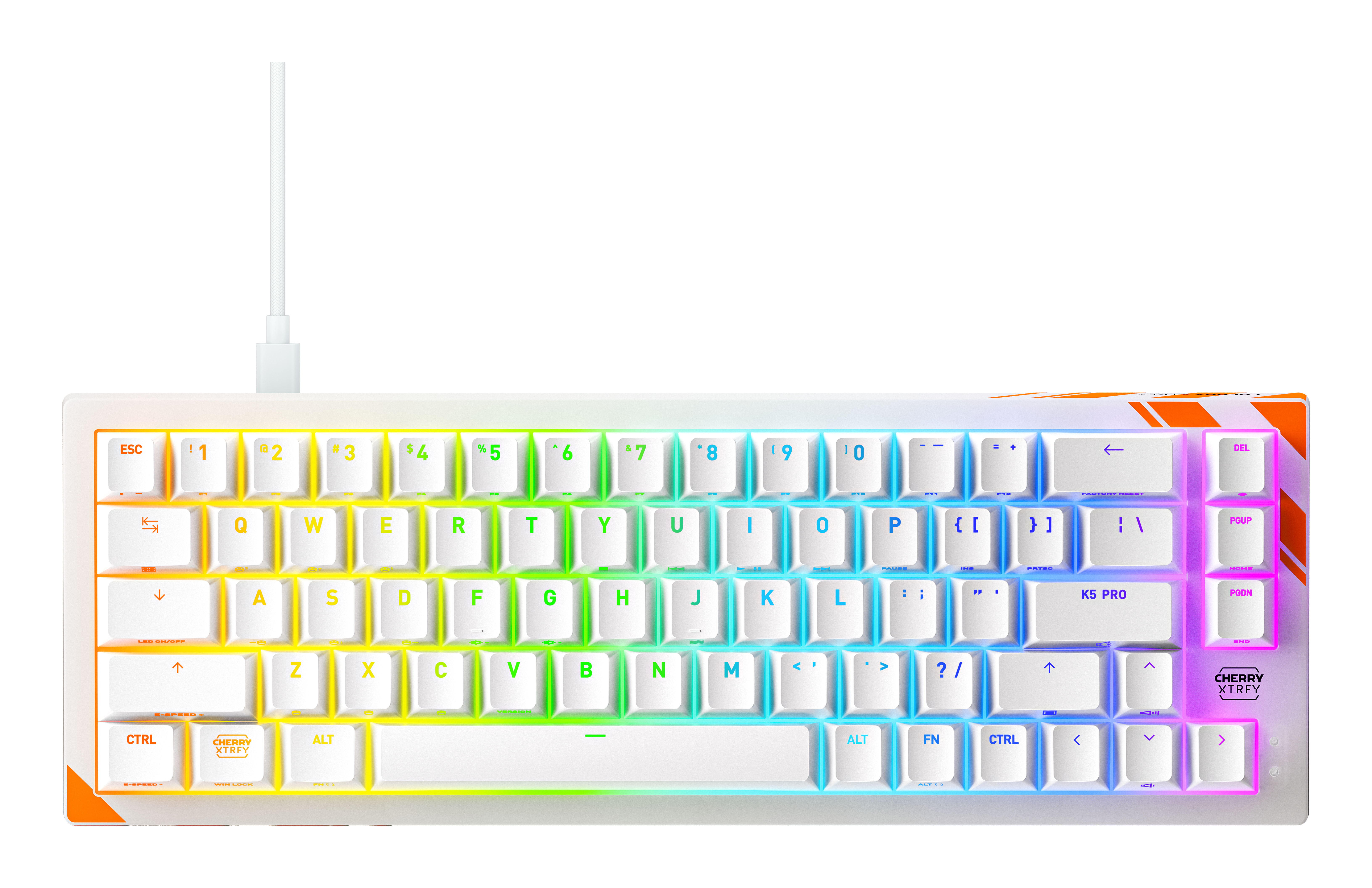K5 PRO TMR COMPACT KEYBOARD WHITE US-INTL