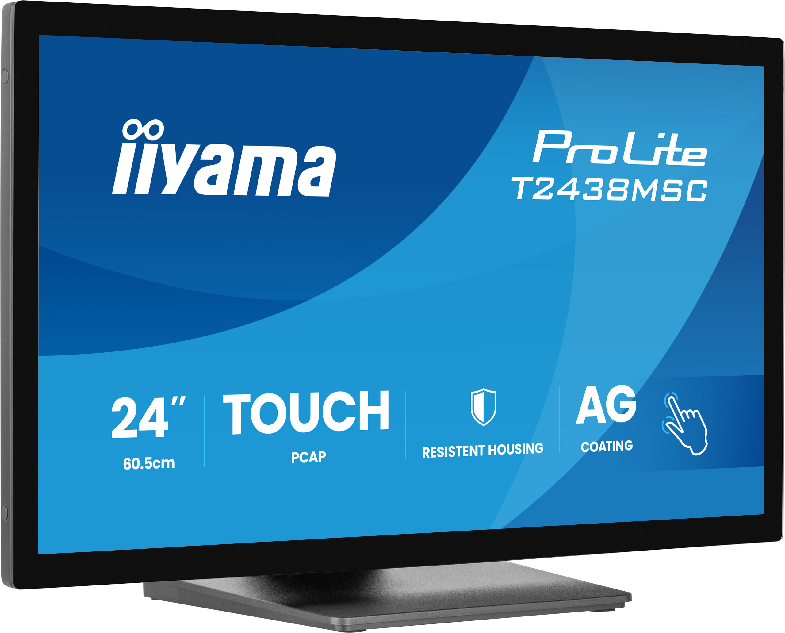 IIYAMA 60.5cm (23,8) T2438MSC-B2 16:9 M-Touch HDMI+DP+USB