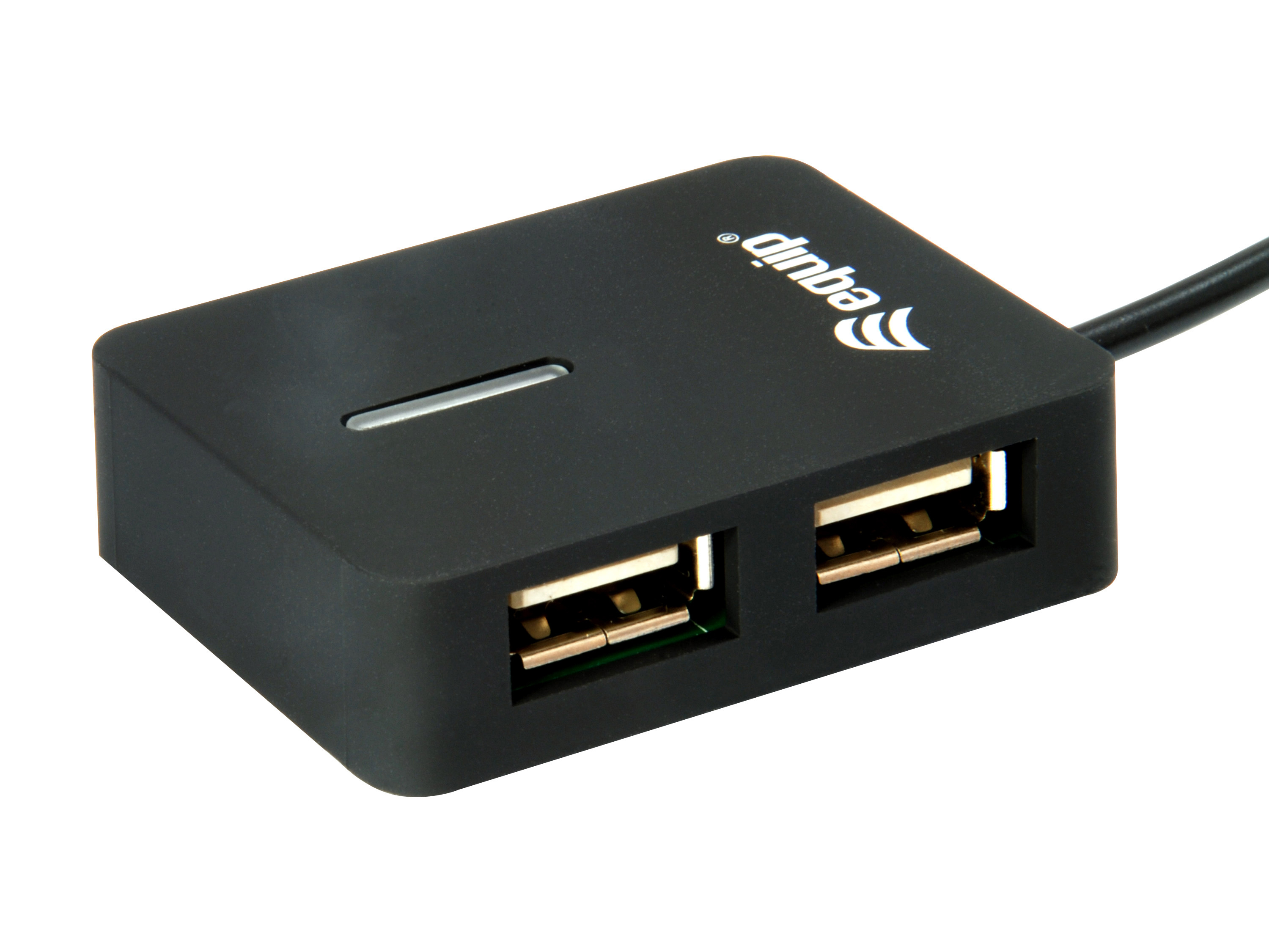 Equip 4-Port USB-A2.0-Hub->4xUSB-A 2.0 Reiseversion 480Mbps