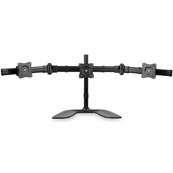 STARTECH.COM Dreifach Monitorhalterung - Schwenkbar - Stahl und Aluminium - für VESA Monitore bis zu 27 Zoll - 3fach Monitorarm