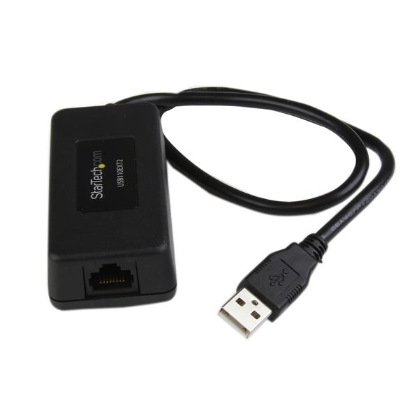 StarTech.com USB-Extender 1-Port über Cat5/Cat6 bis zu 40 m Schwarz