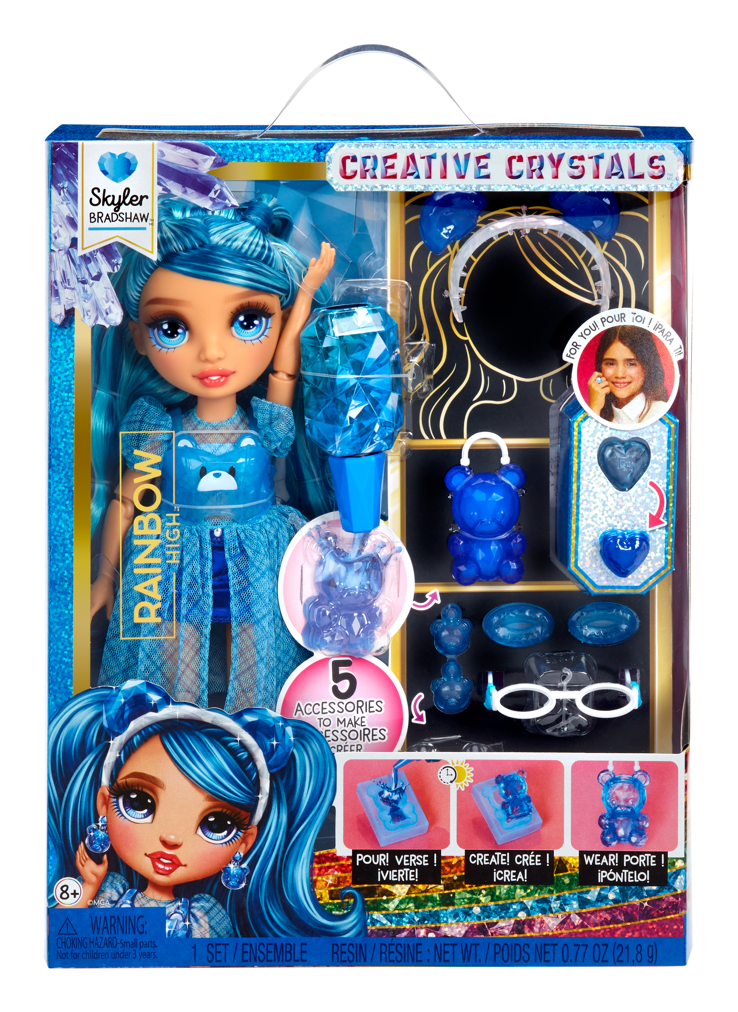 Rainbow High Creative Crystals - Skyler, Puppe