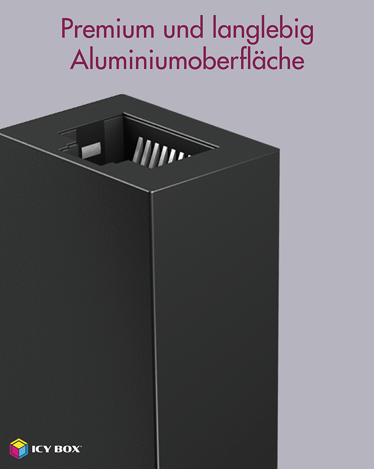 USB 3.2 Gen 1 Adapter IB-AC501a, USB-A Stecker > RJ-45 Buchse