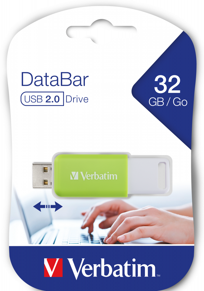 verbatim USB-Stick DataBar grün 32 GB, 1 St.