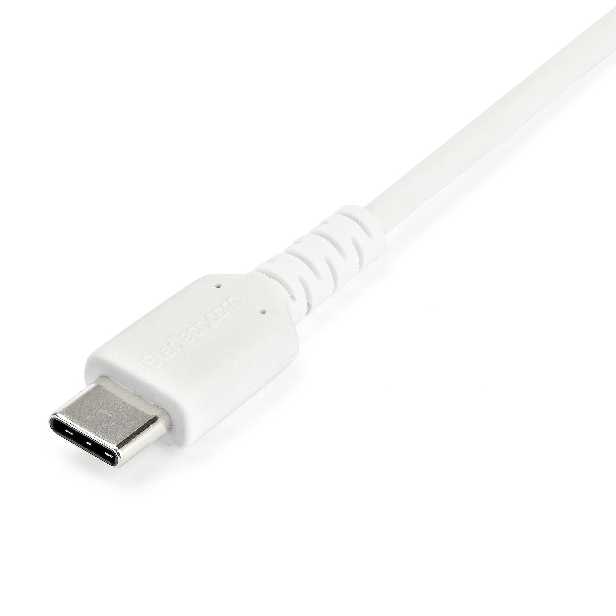 STARTECH.COM 1m/3.3ft USB 2.0 to USB-C Cable High Quality USB 2.0 Cable White USB Data Transfer Cable